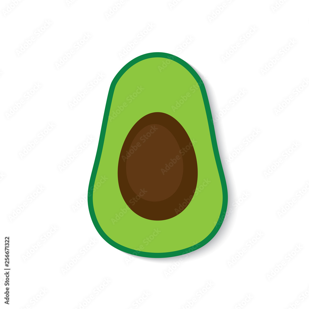 avocado fruit icon- vector illustration avocado fruit icon- vector illustration