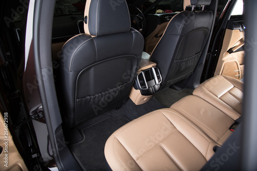 Passenger seats of luxurious car © camerarules