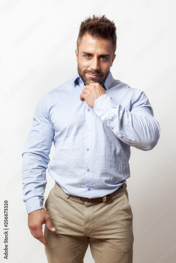 bearded man open shirt bearded man open shirt
