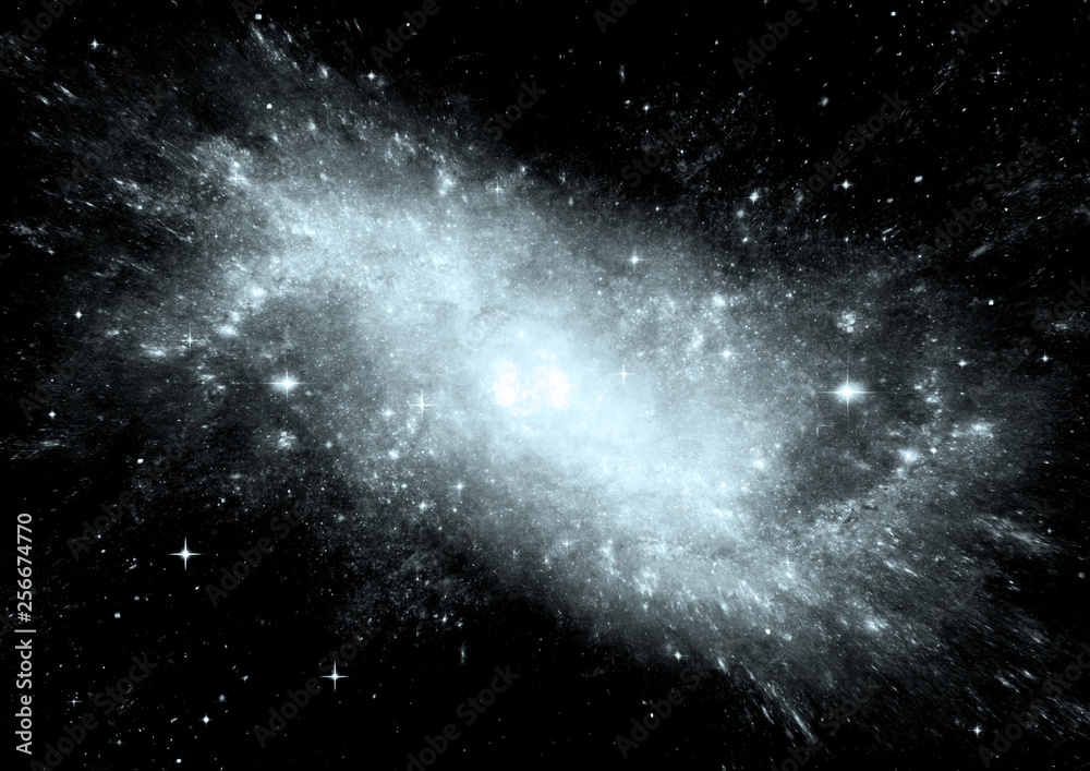 Fototapeta premium galaxy in a free space