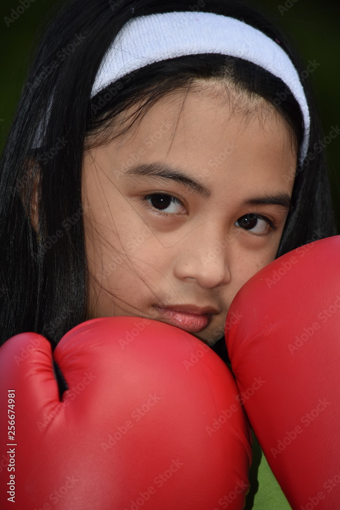 Unemotional Child Female Athlete Unemotional Child Female Athlete