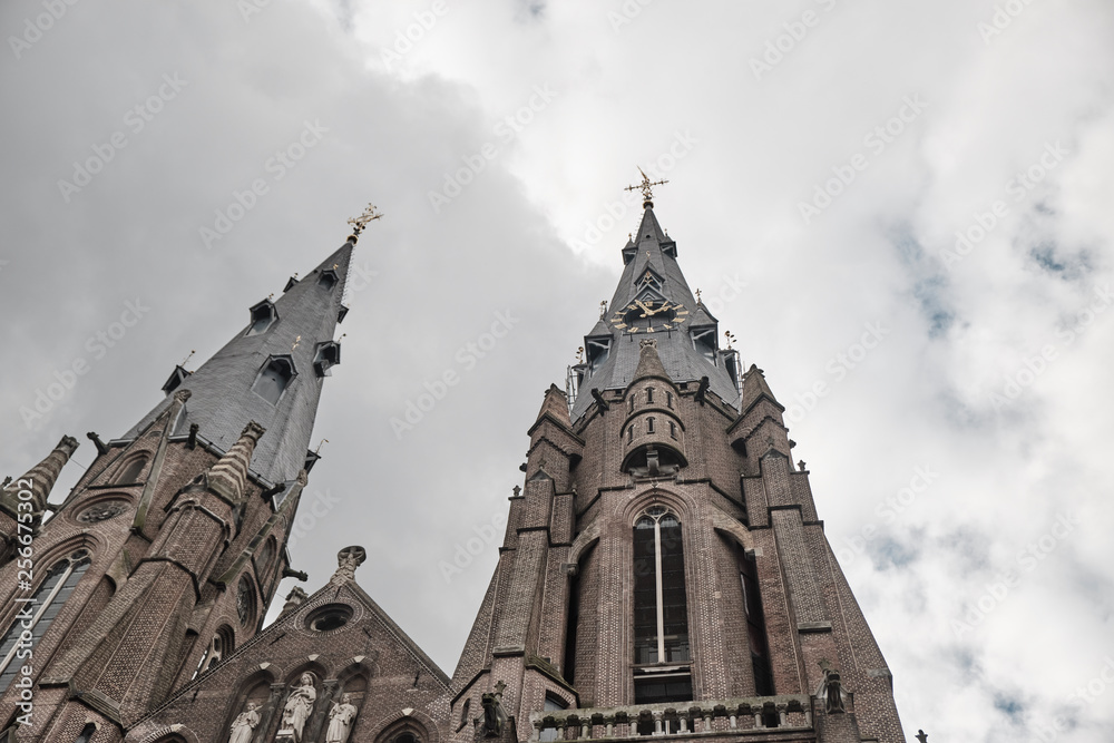 church cathedral in Eindoven Netherlands .