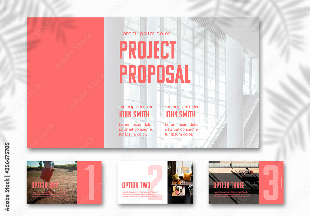 Presentation Layout with Editable Color Accents Stock Template | Adobe ...