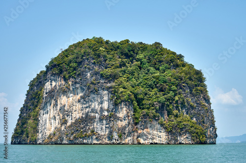 Rocks and sea in Thailand photo