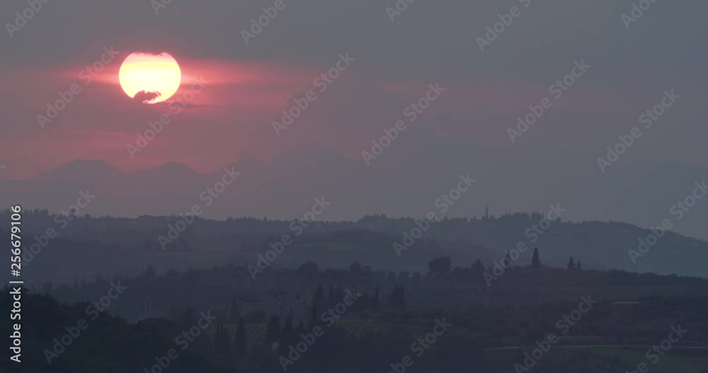 sunset tuscany sunset tuscany
