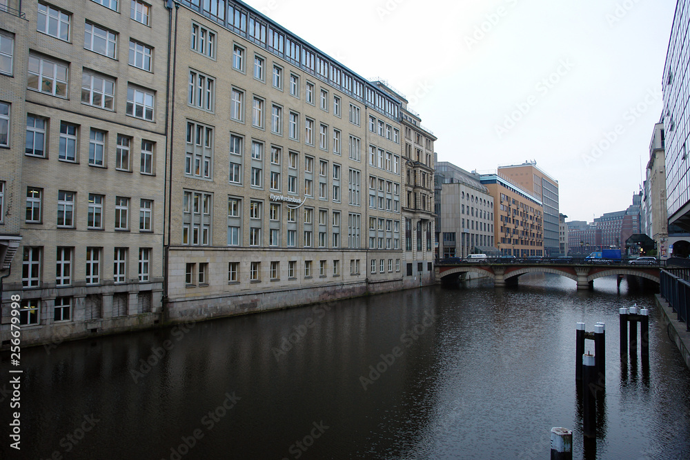 The canals of Hamburg