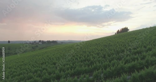 drone tuscany italy 