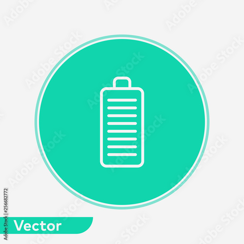 Battery vector icon sign symbol