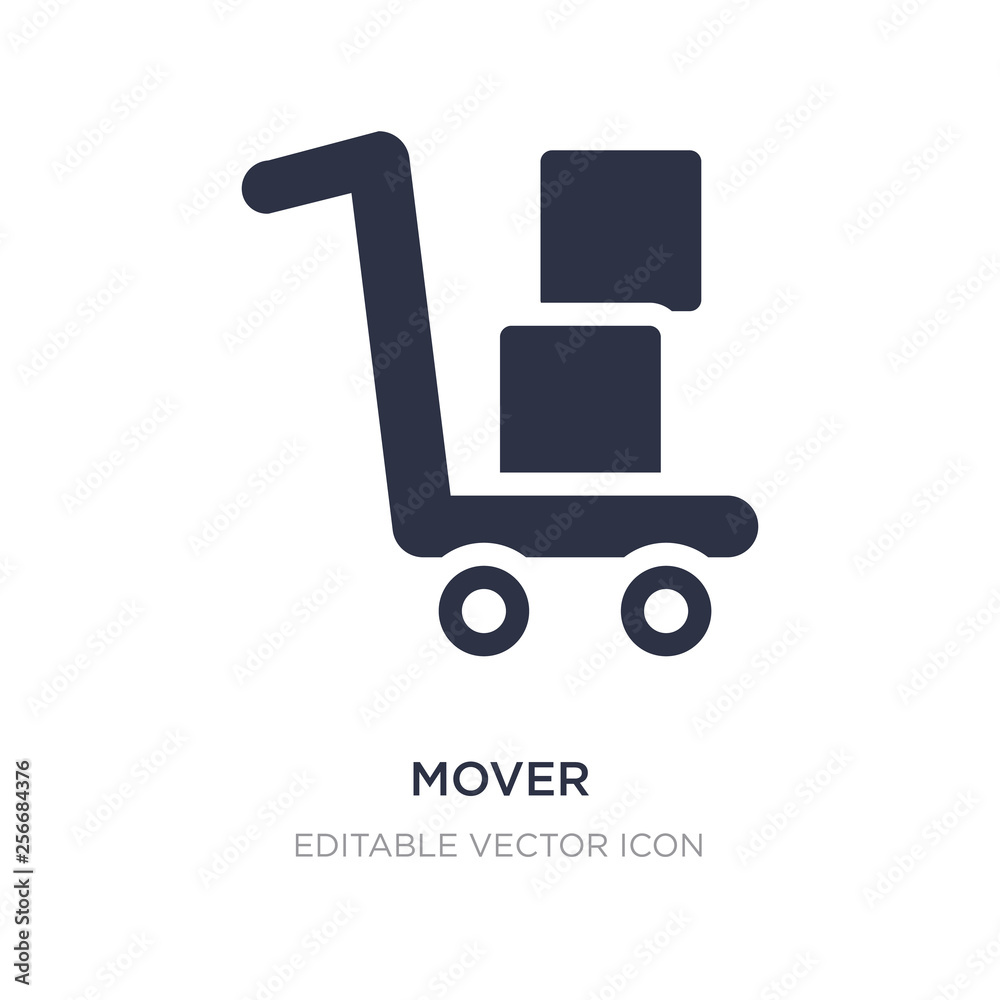 mover icon on white background. Simple element illustration from Food concept. mover icon on white background. Simple element illustration from Food concept.