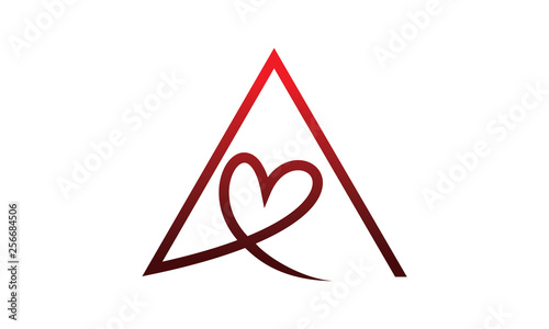 triangle love logo