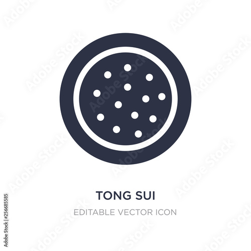 tong sui icon on white background. Simple element illustration from Food and restaurant concept.