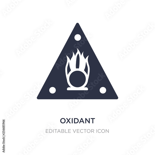 Fotografie oxidant icon on white background