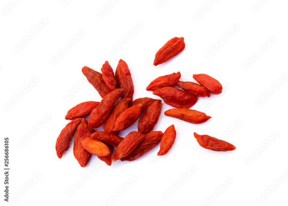 Goji berry isolated on white background Goji berry isolated on white background