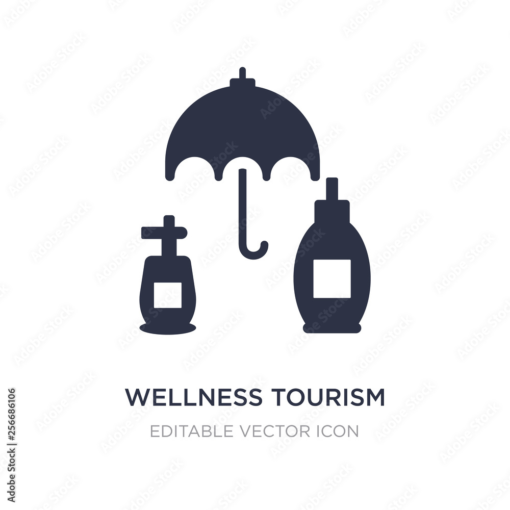 wellness tourism icon on white background. Simple element illustration from General concept. wellness tourism icon on white background. Simple element illustration from General concept.