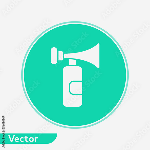 Air horn vector icon sign symbol