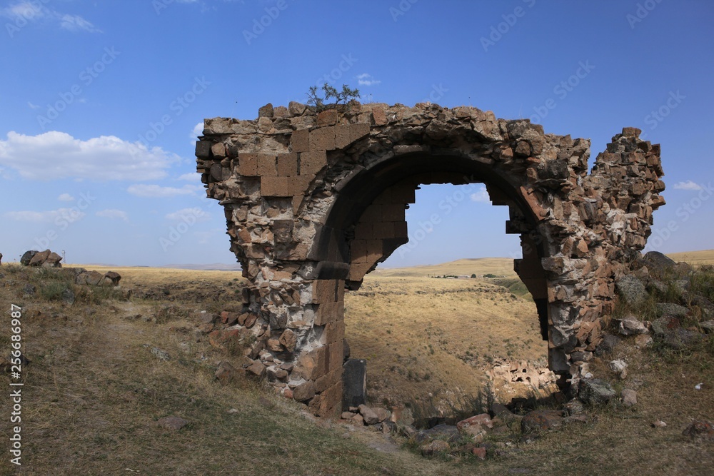 Ani, the ancient city where history fades.Kars/Turkey 