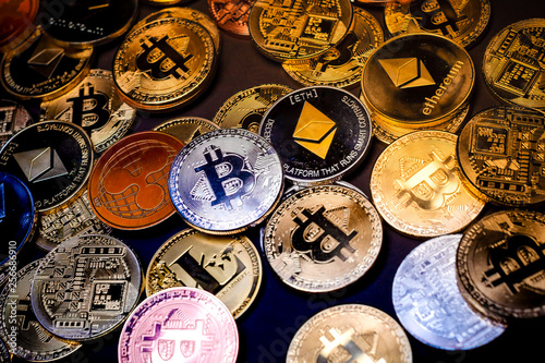 Pile of Cryptocurrencies