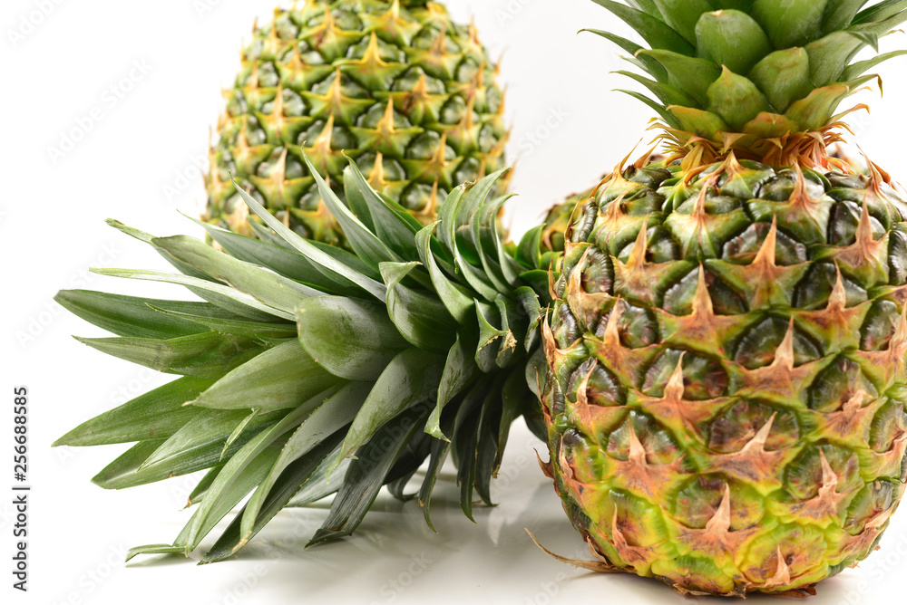 Pineapple isolated on white. Pineapple isolated on white.