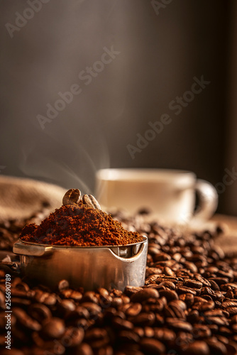 aromatic morning coffee