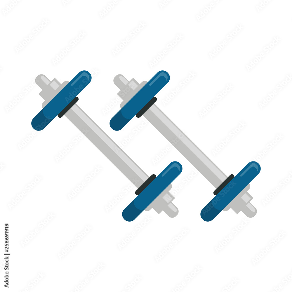 Fitness dumbbells isolated Fitness dumbbells isolated