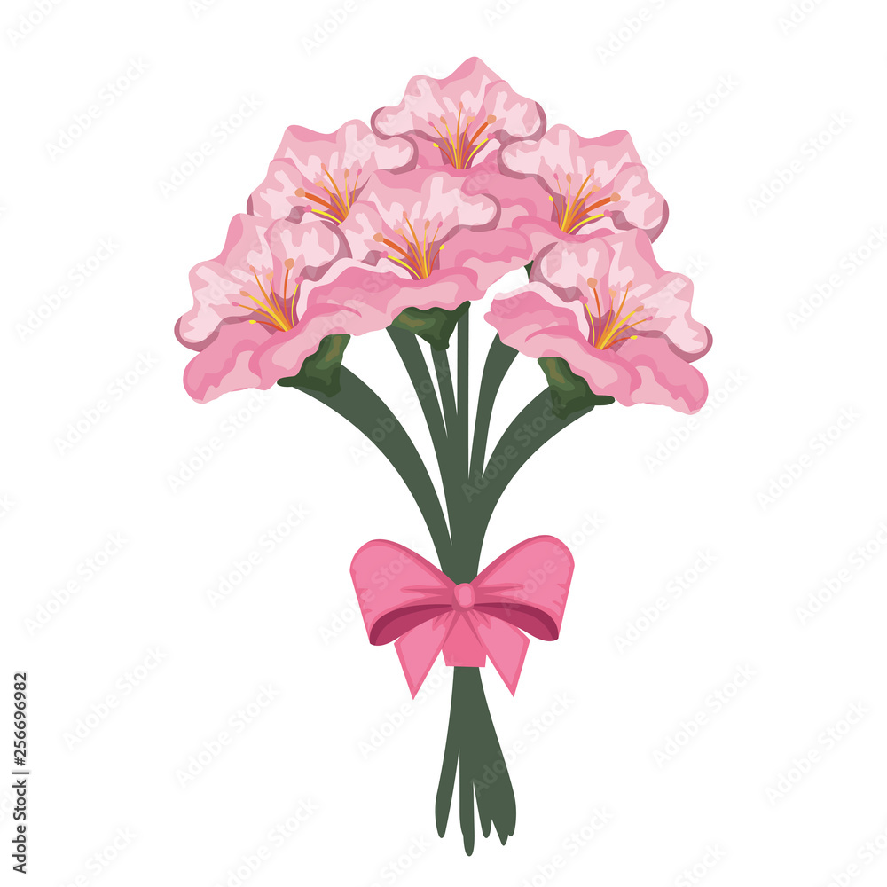 beutiful flowers bouquet with bowtie beutiful flowers bouquet with bowtie
