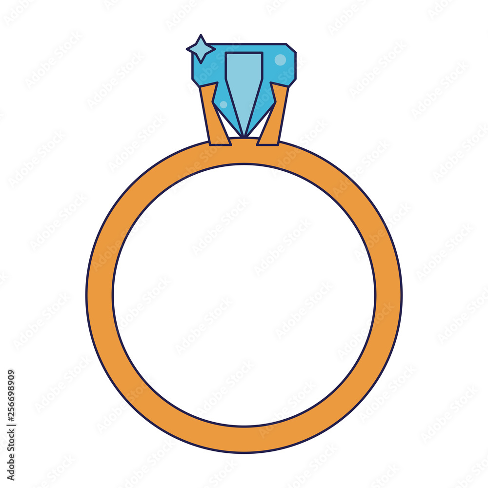 Wedding ring with diamond blue lines Wedding ring with diamond blue lines
