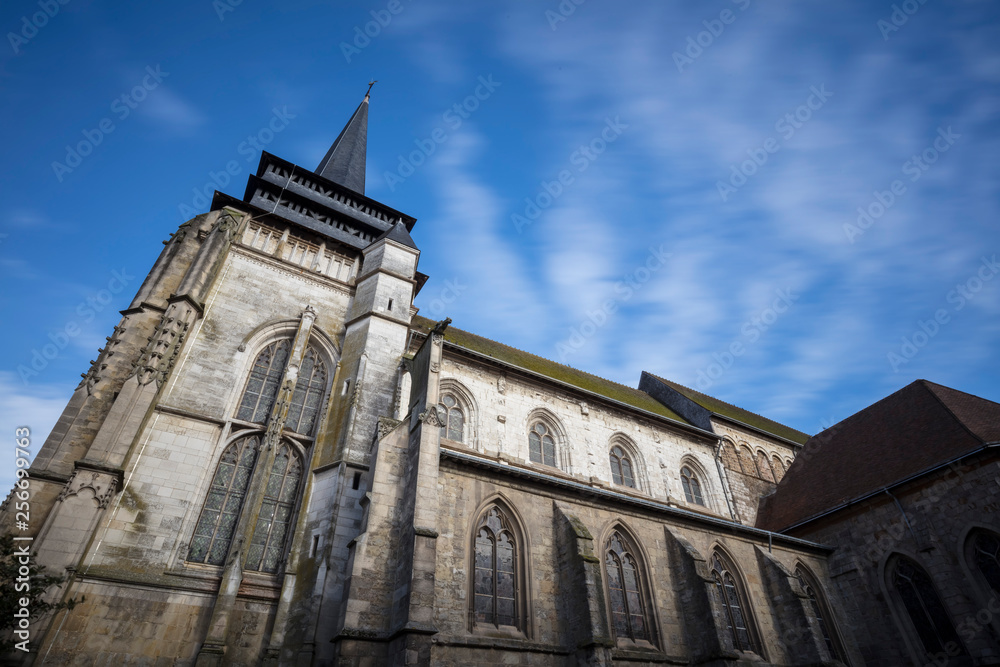 Church of Neufchatel en Bray in Normandy region, France. Church of Neufchatel en Bray in Normandy region, France.