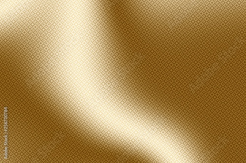 Gold fabric pattern and vin...