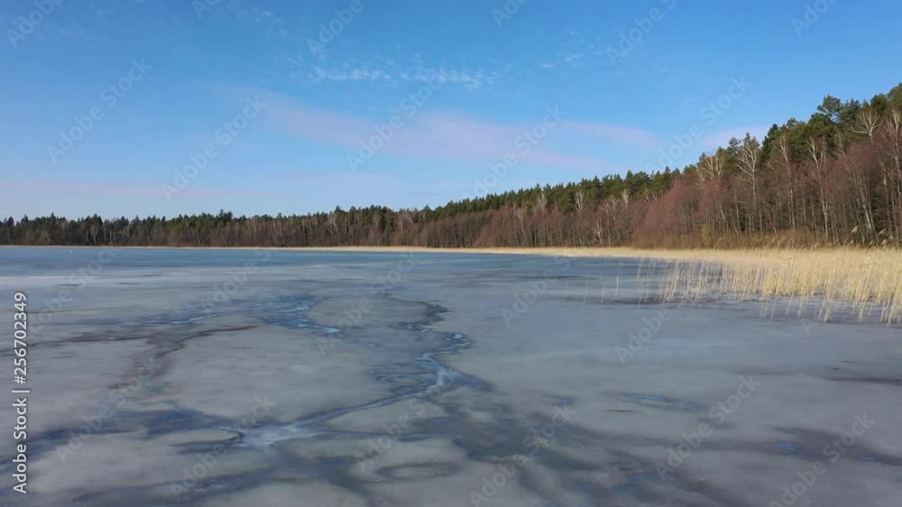 Frozen lake Frozen lake