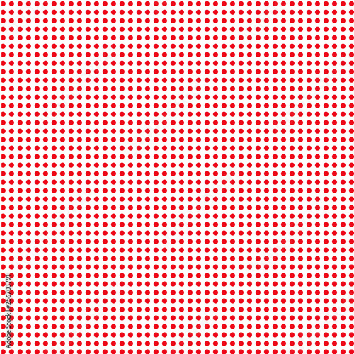 Red dots on white background 
