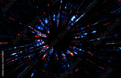 Abstract Usa background. Futuristic American flag concept for independence day, veterans, memorial day and other events.