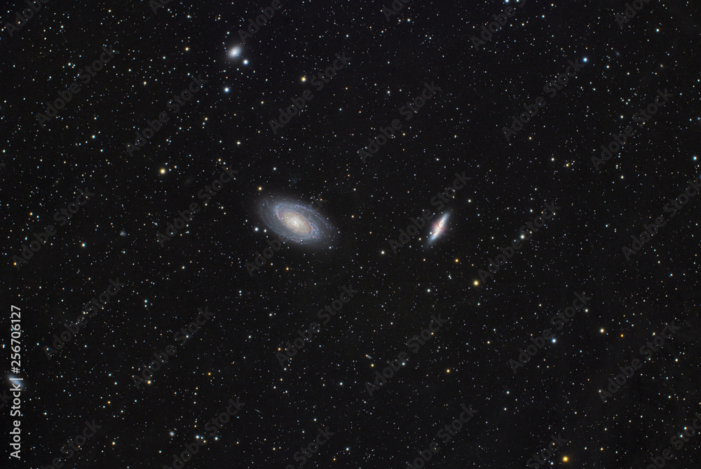 Fototapeta premium Bode's Galaxy M81 and M82