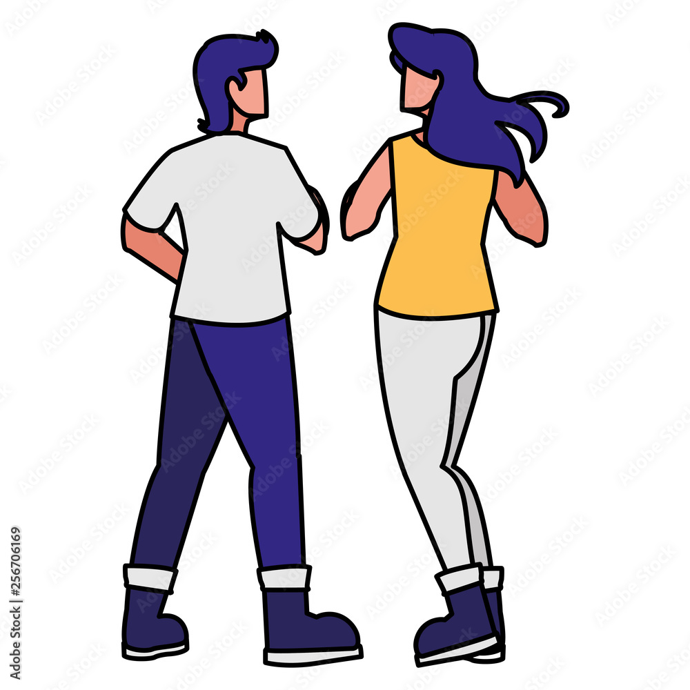 adventurous couple avatar character adventurous couple avatar character