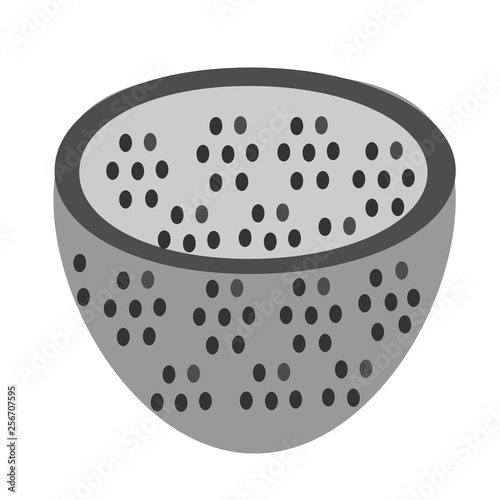 strainer flat illustration on white
