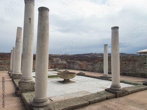 ancient monument site felix romuliana in serbia photo