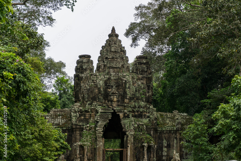 Beautiful gate at the Angkor World Heritage Site in Cambodia