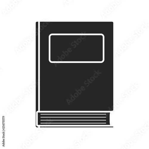 Book flat icon on white background, for any occasion