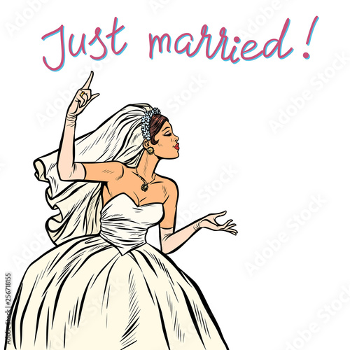 bride just married