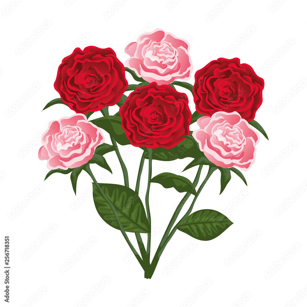 beautiful roses and leafs decoration beautiful roses and leafs decoration