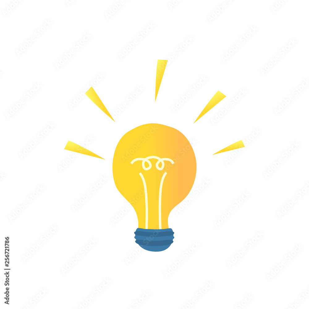 Light Bulb icon. Vector cartoon Light Bulb icon. Vector cartoon