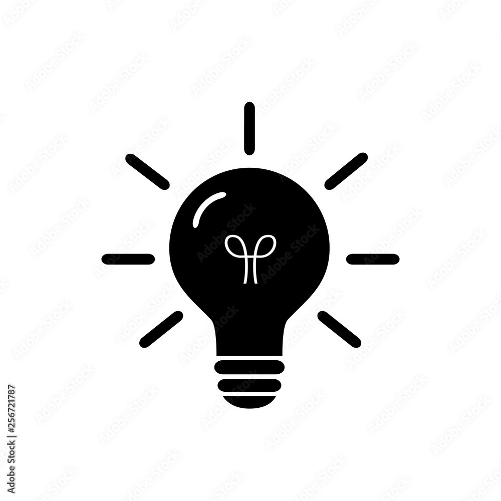 Light Bulb icon. Light Bulb icon.