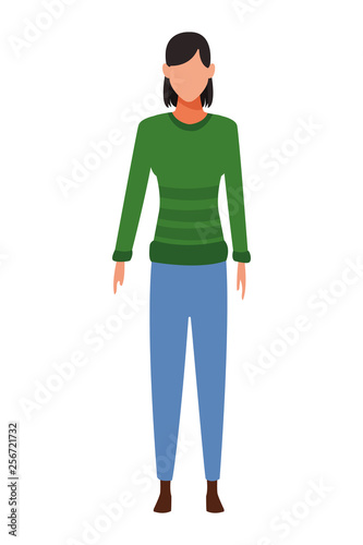 woman wearing sweater © Jemastock
