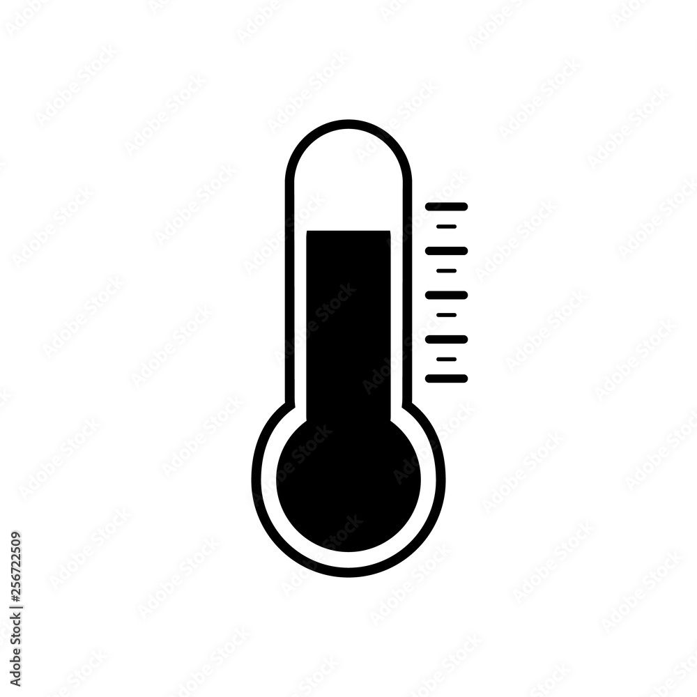 Thermometer icon. Vector Thermometer icon. Vector