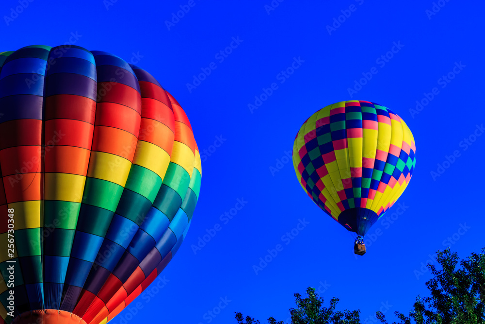 Naklejka premium Hot-Air-Balloons