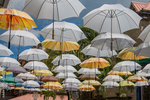 Parapluies suspendus