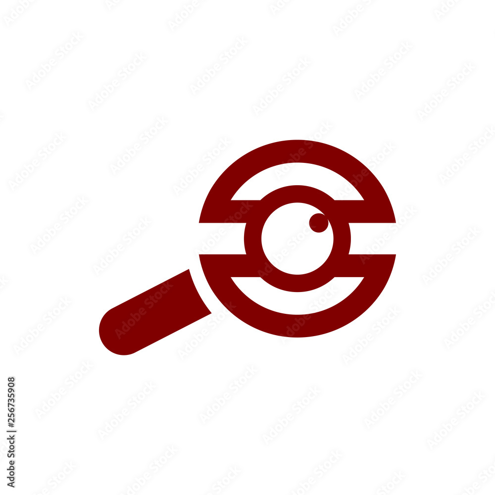 Appearance, aspect, design, eye, look, view, creative vision maroon color icon Appearance, aspect, design, eye, look, view, creative vision maroon color icon
