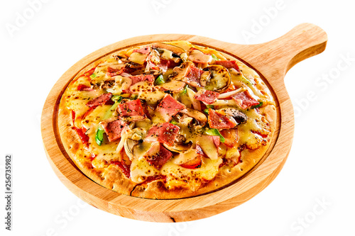 Sausage meat pizza
