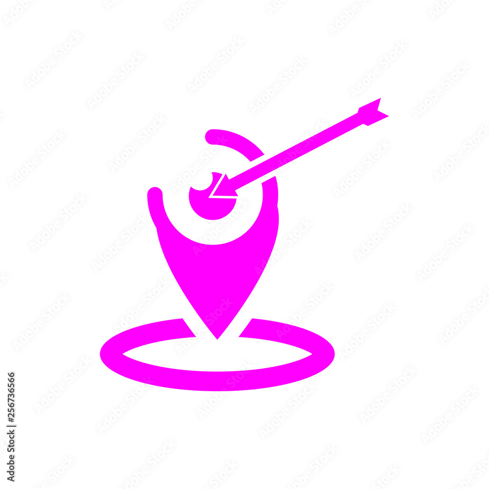 Appearance, aspect, design, eye, look, view, creative vision magenta color icon Appearance, aspect, design, eye, look, view, creative vision magenta color icon