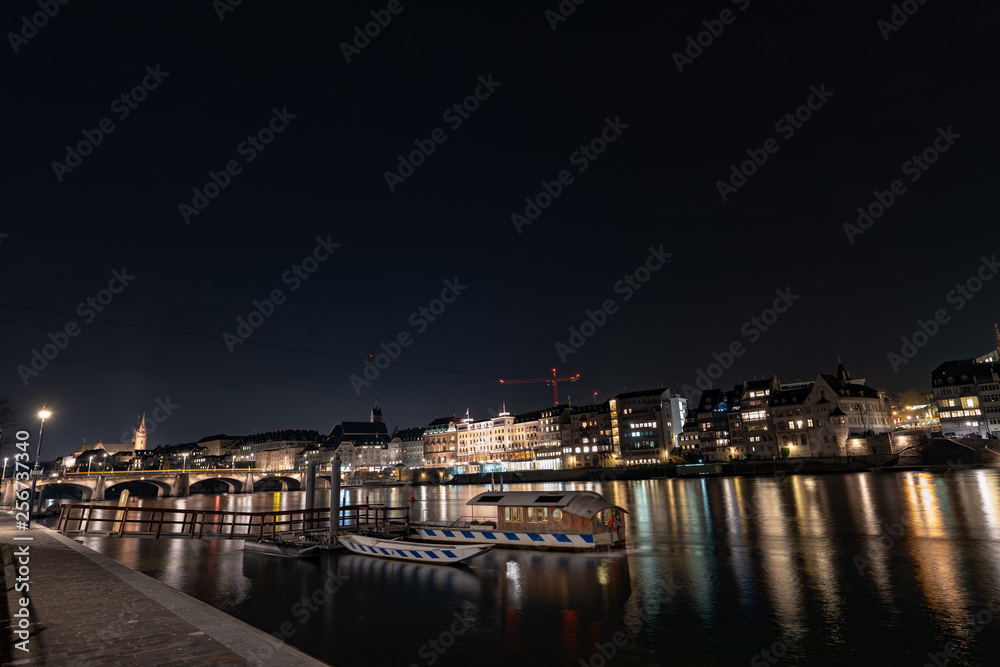 Basel by night