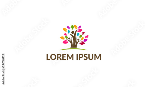 Creative people tree logo